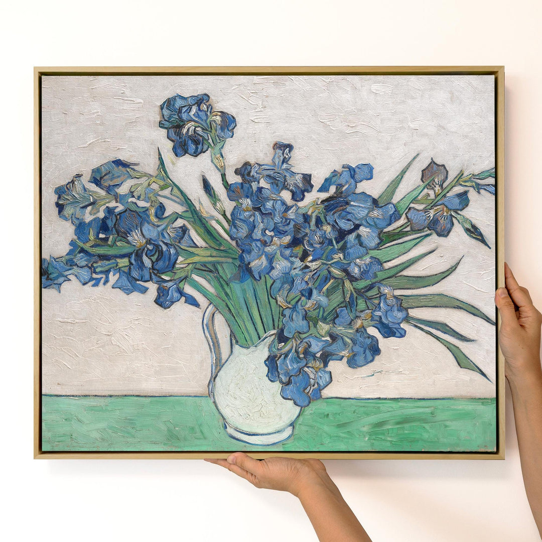 Van Gogh Irises Canvas Wall Art – Museum Reproduction – product view 3