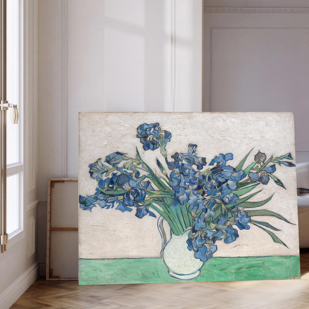 Van Gogh Irises Canvas Wall Art – Museum Reproduction – product view 4
