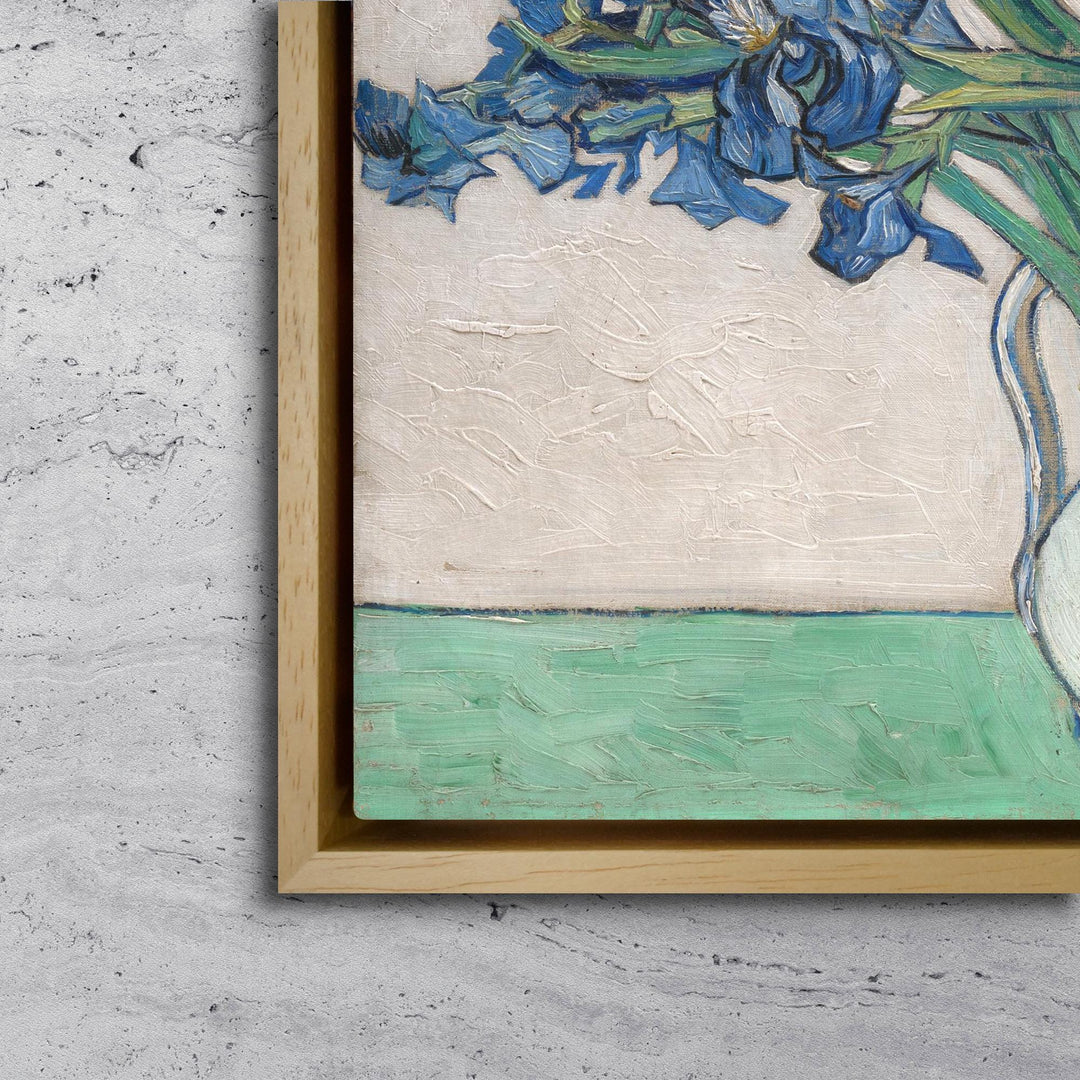 Van Gogh Irises Canvas Wall Art – Museum Reproduction – product view 5