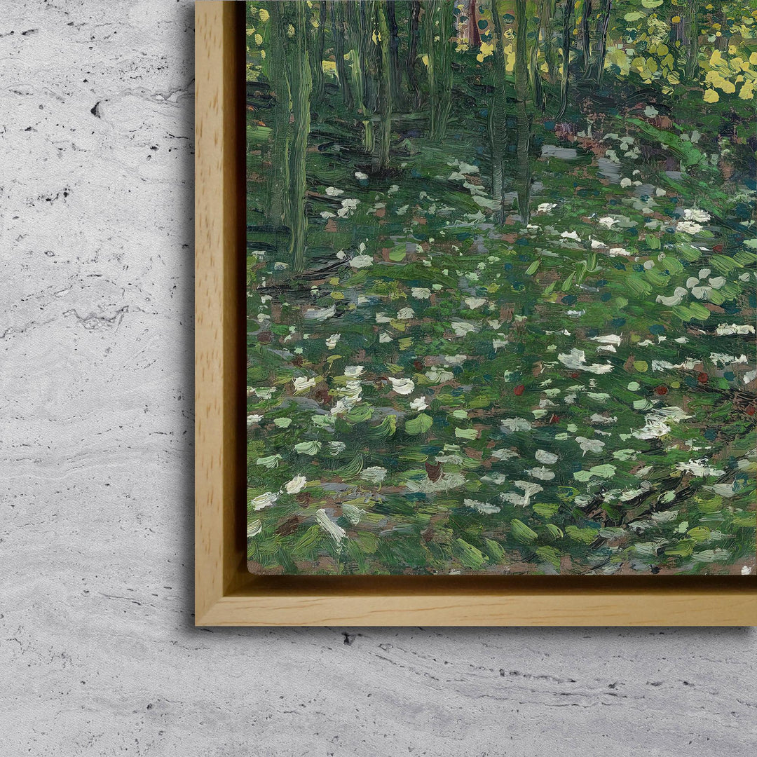 Van Gogh Trees and Undergrowth Canvas Wall Art – product view 6