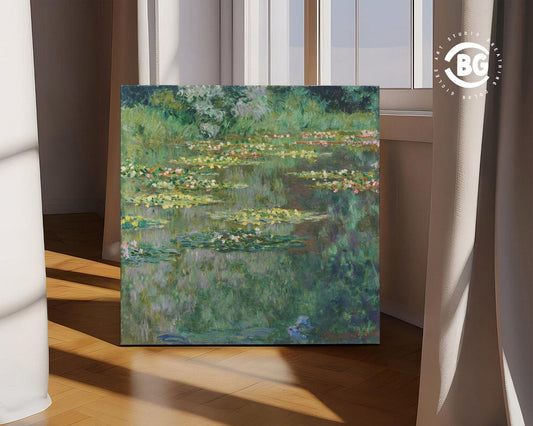 Monet Water Lilies Canvas Wall Art – Fine Art Edition