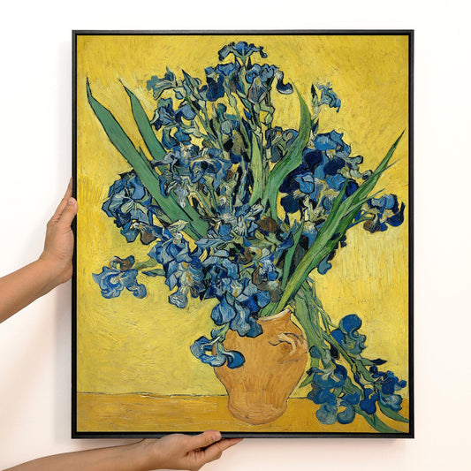 Van Gogh Irises Canvas Wall Art – Blue Floral