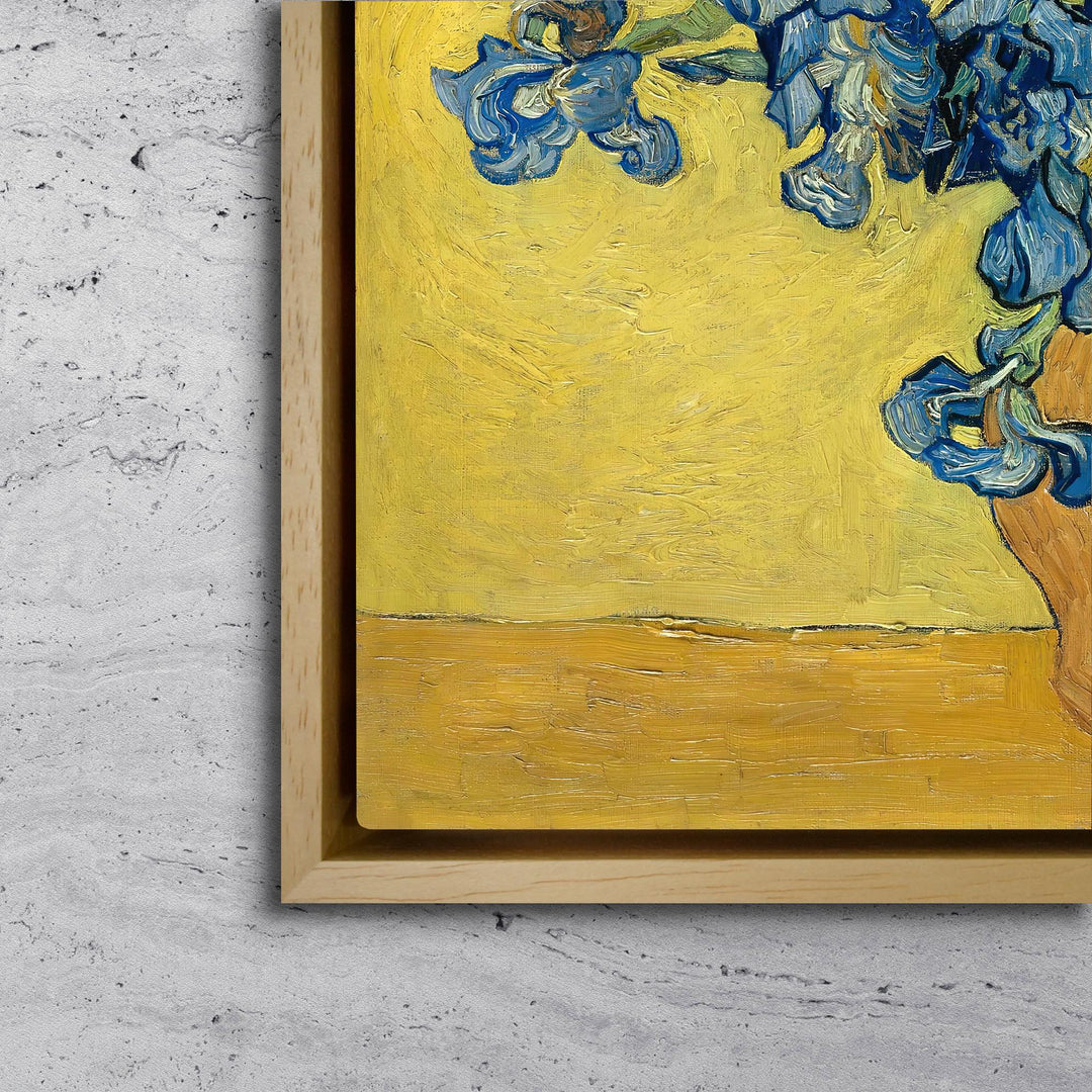 Van Gogh Irises Canvas Wall Art – Blue Floral – product view 5