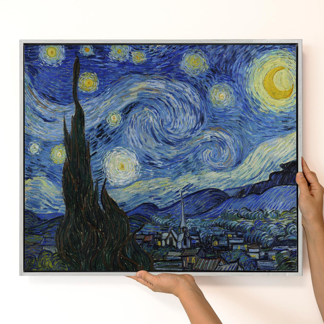 Van Gogh Starry Night Canvas Print – Blue Moon – product view 3
