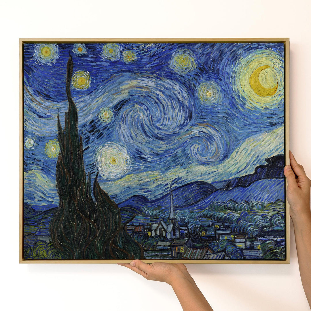 Van Gogh Starry Night Canvas Print – Blue Moon – product view 4