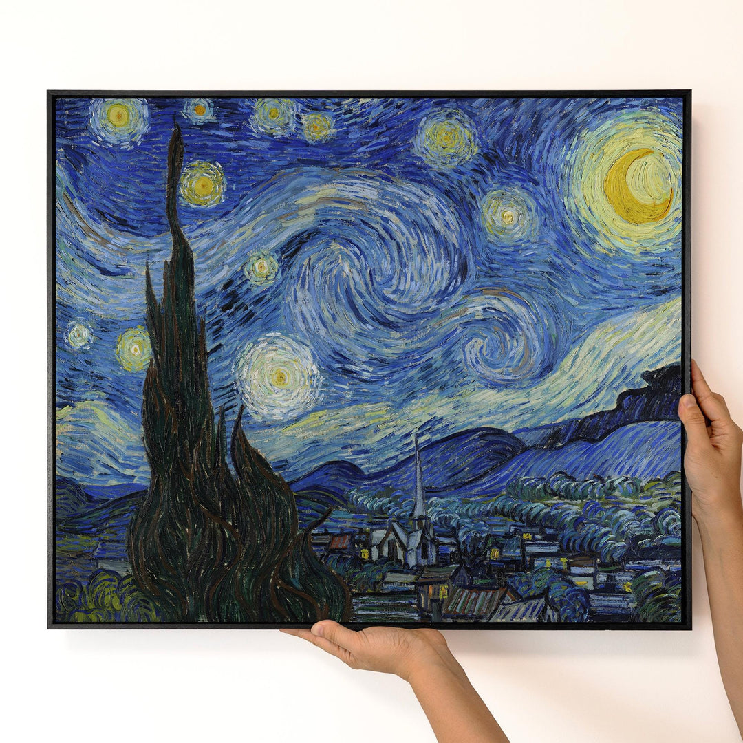 Van Gogh Starry Night Canvas Print – Blue Moon – product view 5