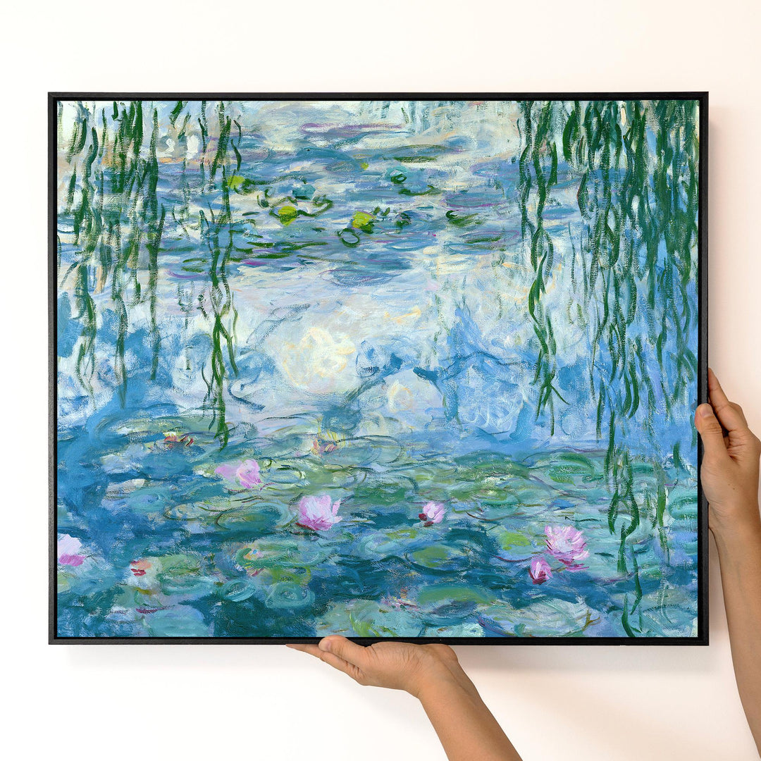 Van Gogh Irises Famous Art Canvas Wall Print – product view 2