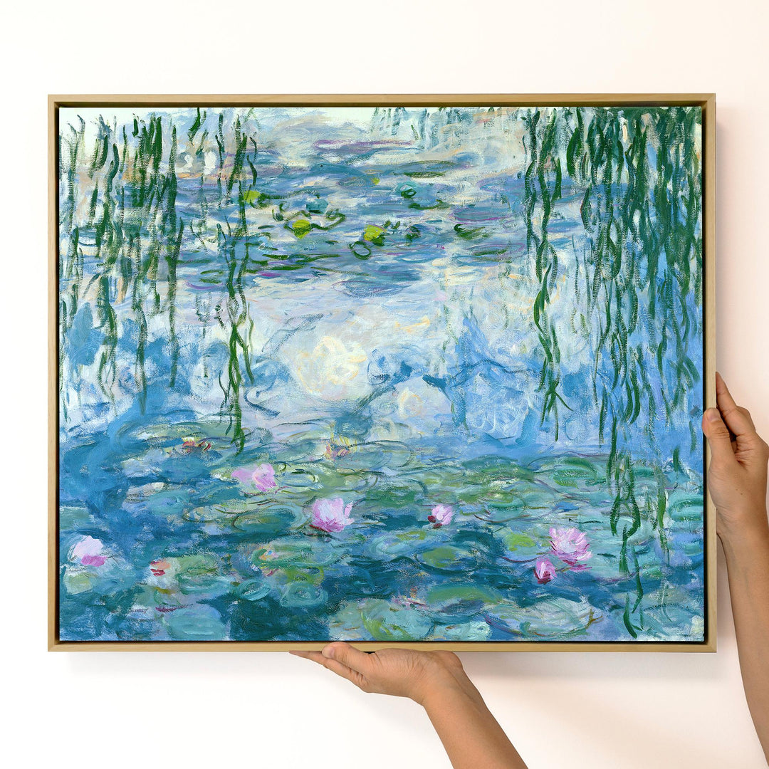 Van Gogh Irises Famous Art Canvas Wall Print – product view 3