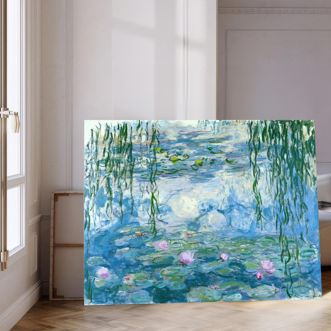 Van Gogh Irises Famous Art Canvas Wall Print – product view 5